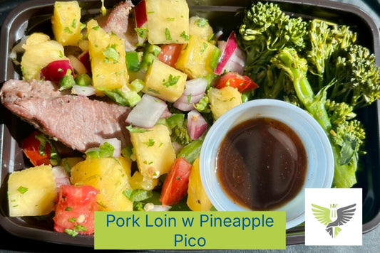 Pork Loin with Pineapple Pico
